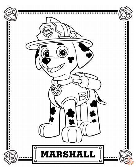 Paw Patrol ausmalbilder