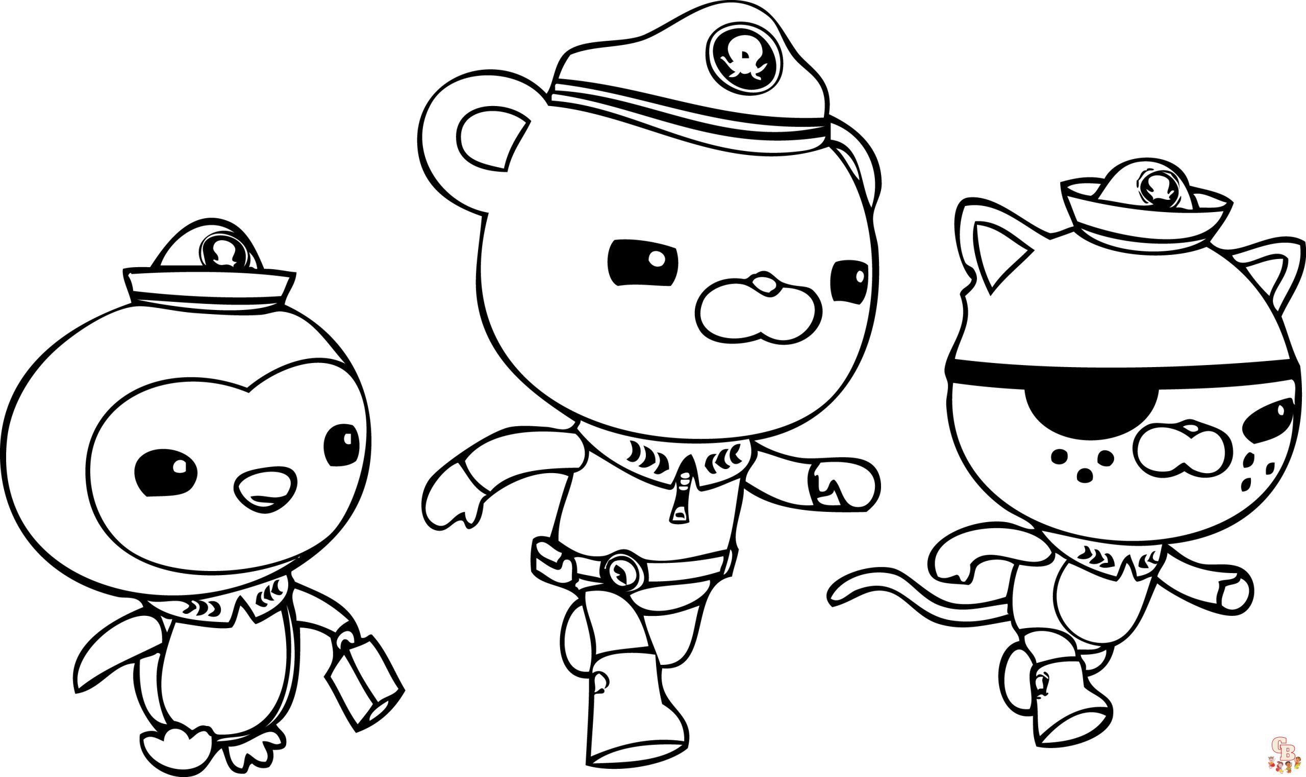 Octonauts ausmalbilder