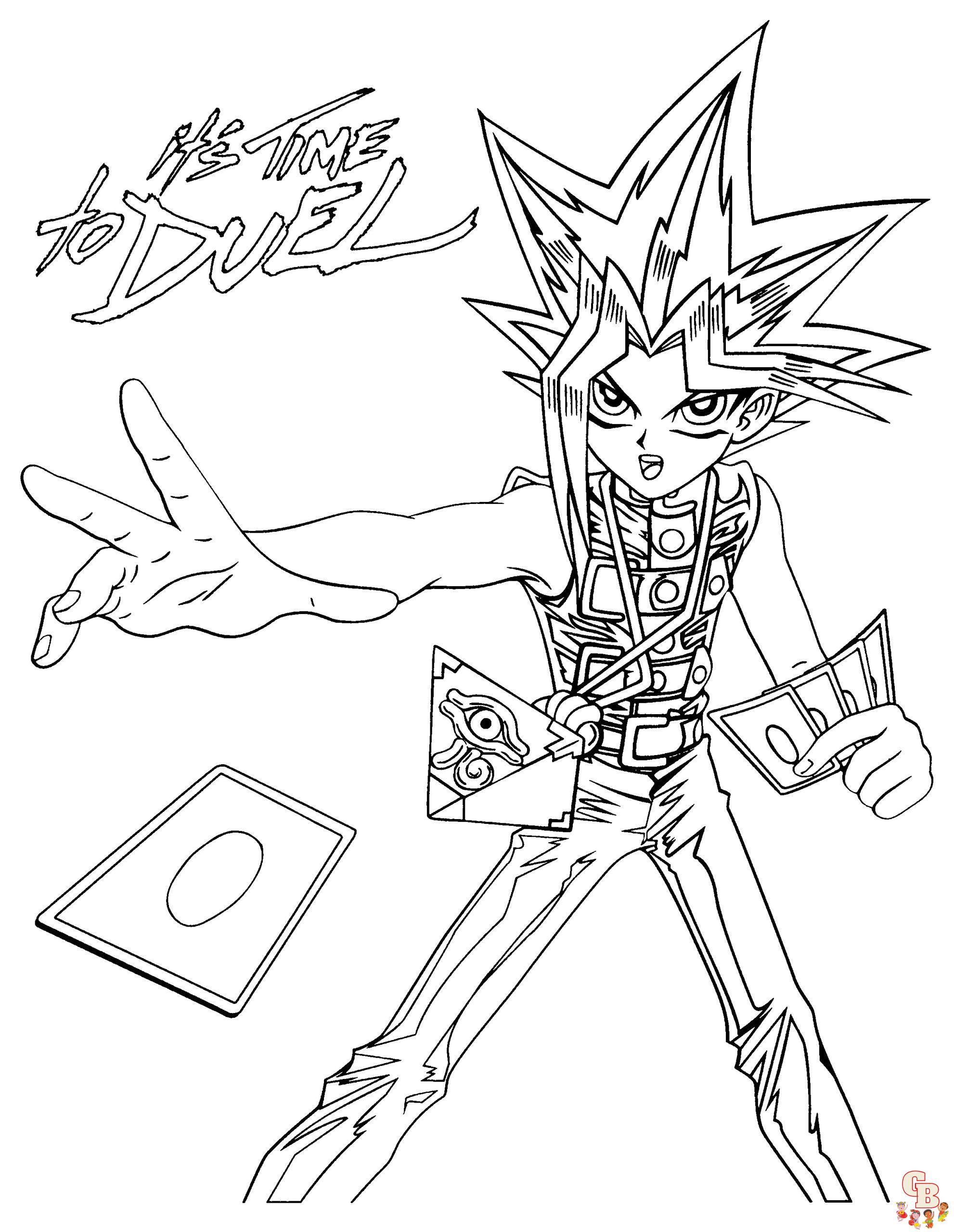 Yu-Gi-Oh ausmalbilder