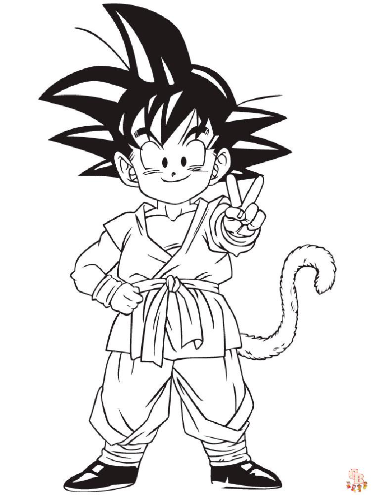 Ausmalbilder Dragon Ball 22