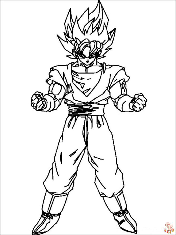 Ausmalbilder Dragon Ball 7