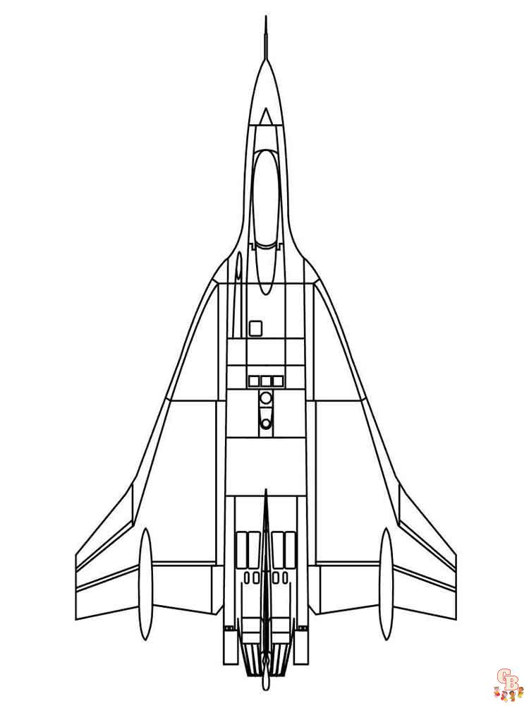 Ausmalbilder Flugzeug 18