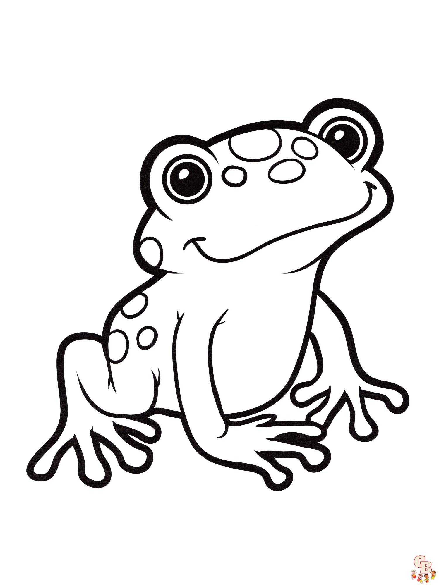 Ausmalbilder Frosch 14