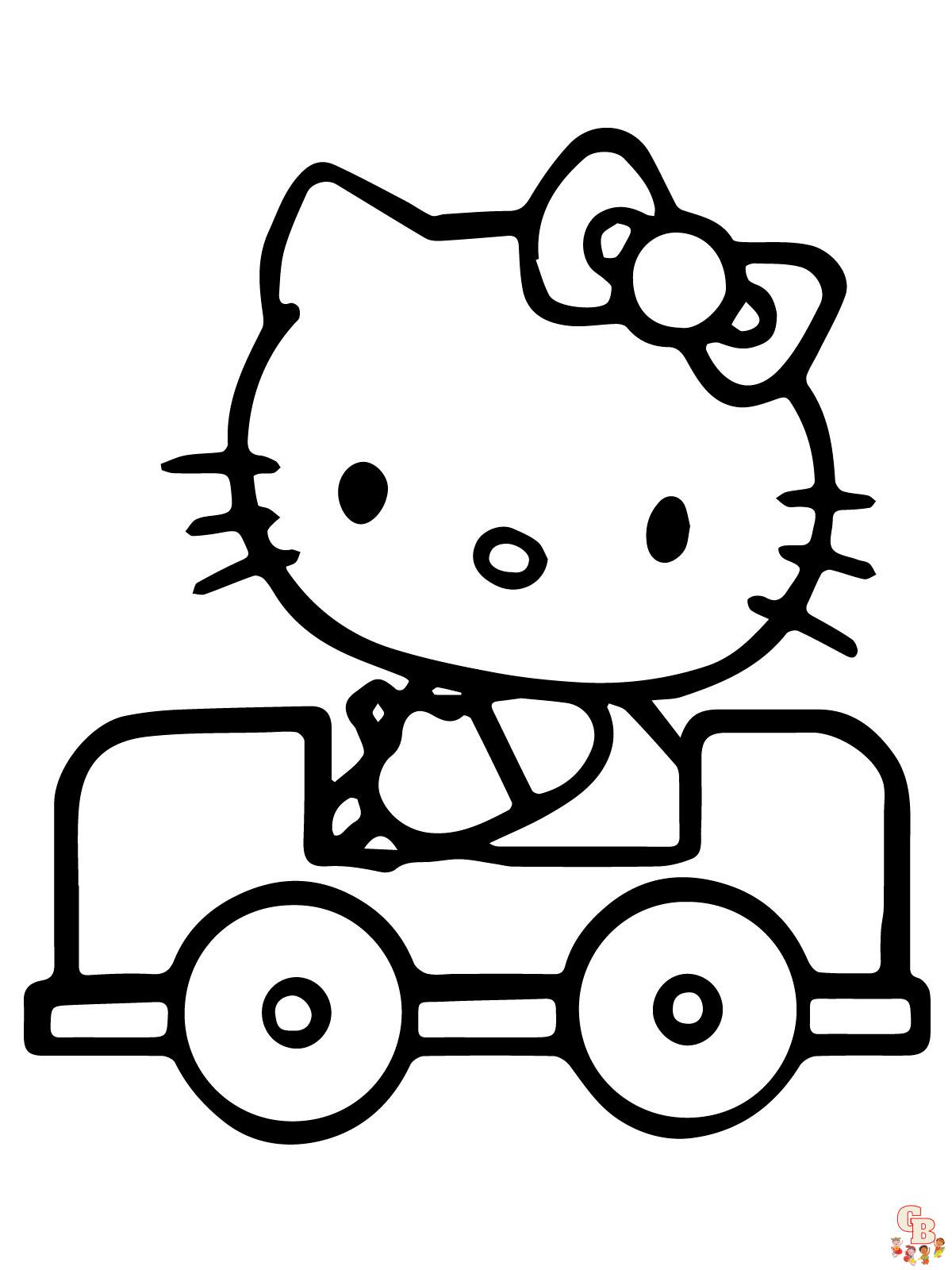 Ausmalbilder Hello Kitty 10