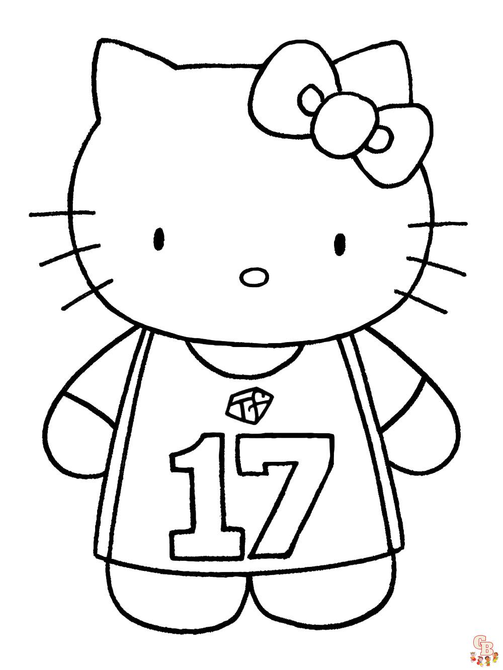 Ausmalbilder Hello Kitty 15