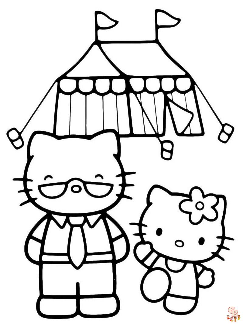 Ausmalbilder Hello Kitty 20