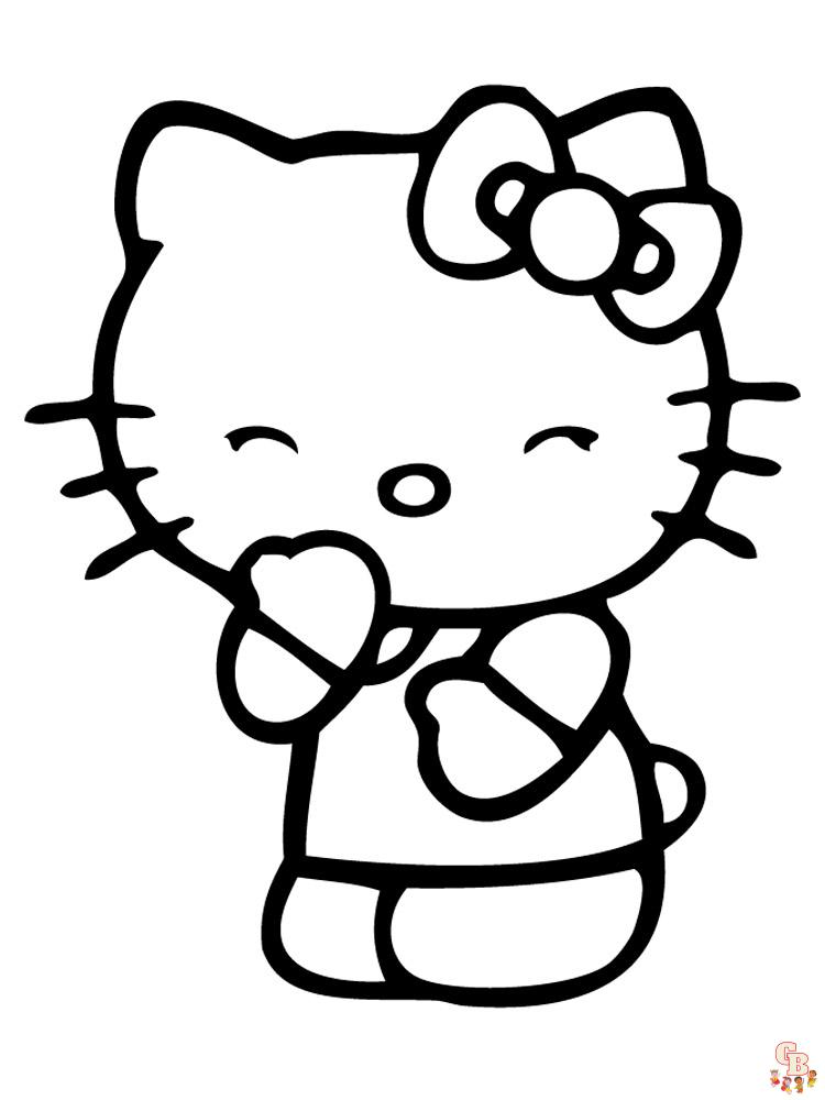 Ausmalbilder Hello Kitty 4