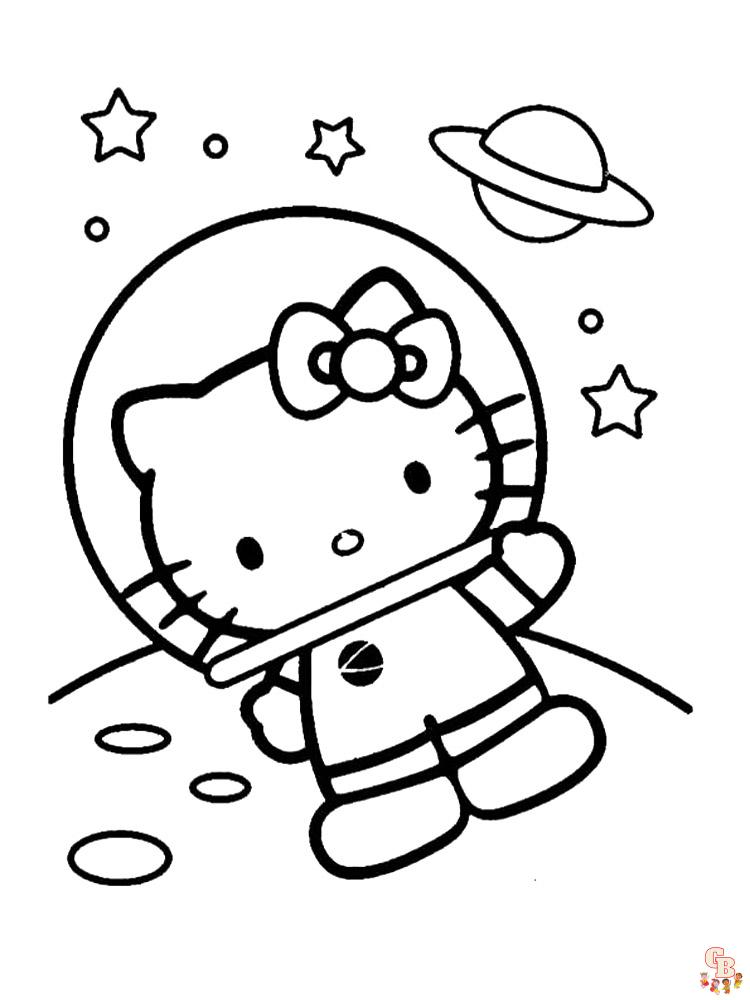 Ausmalbilder Hello Kitty 9