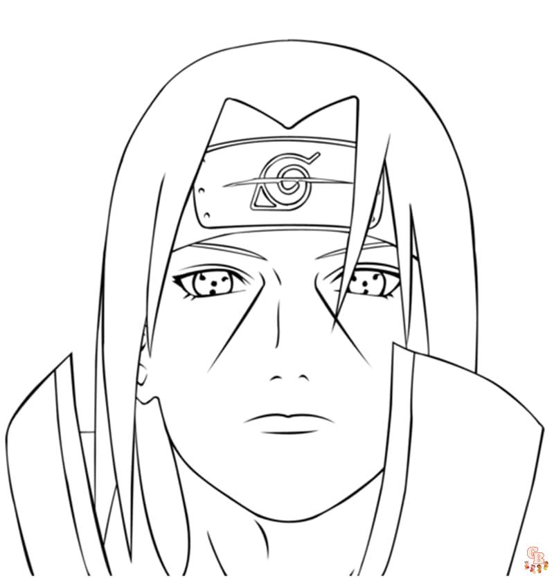 Ausmalbilder Itachi 6