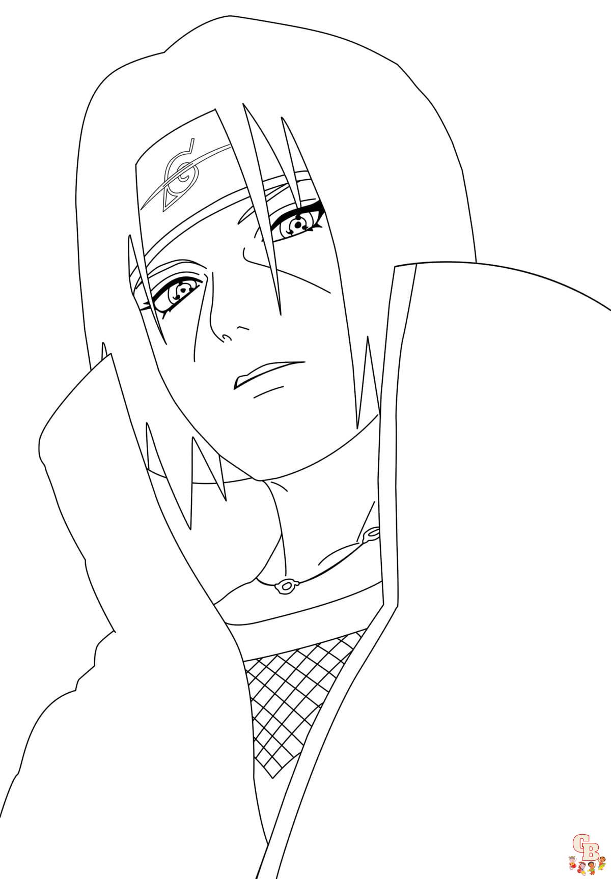 Ausmalbilder Itachi 7