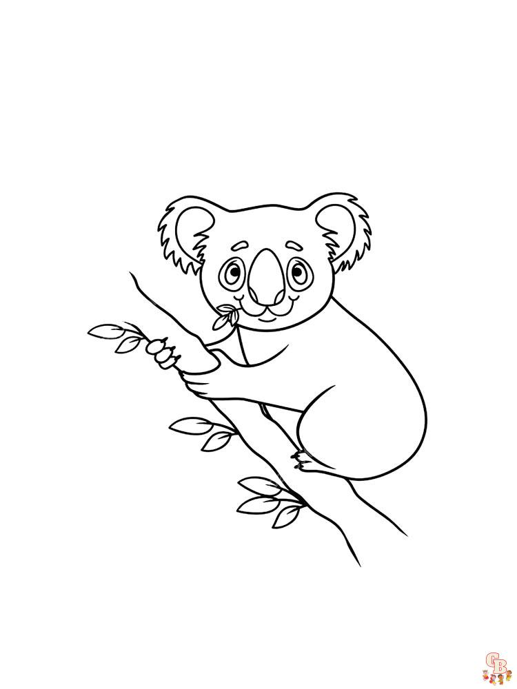 Ausmalbilder Koala 1