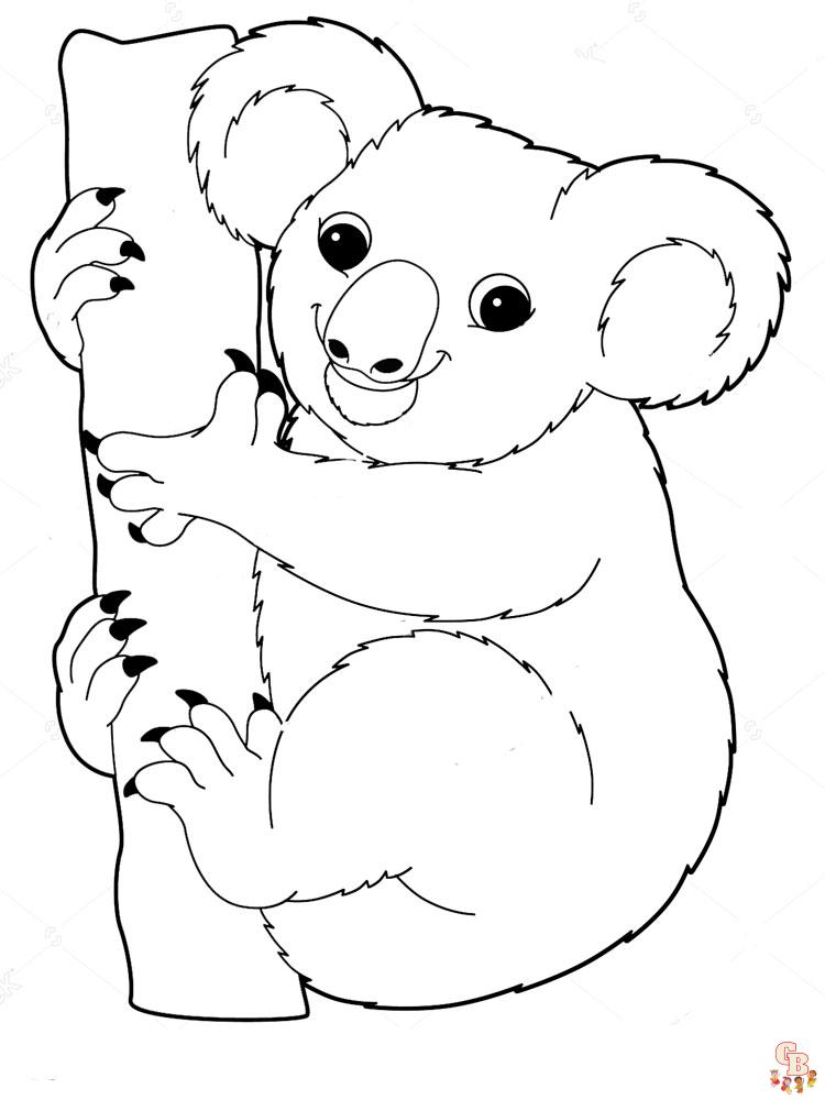 Ausmalbilder Koala 32