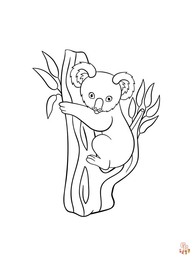 Ausmalbilder Koala 9