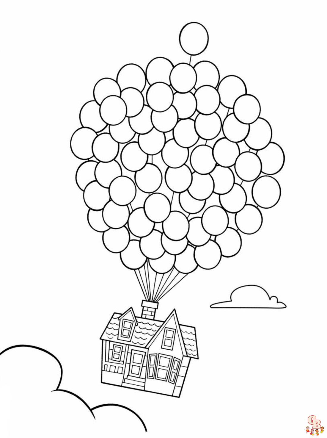 Ausmalbilder Luftballon 6