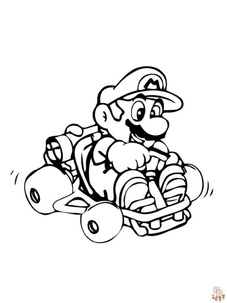 Ausmalbilder Mario Kart 12