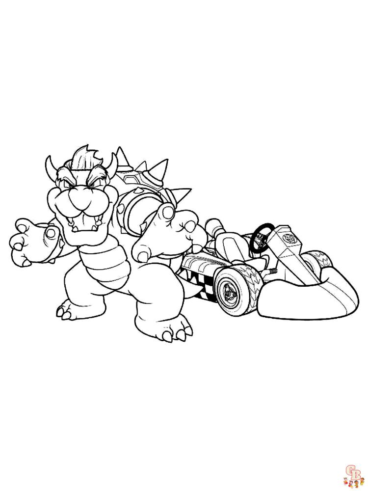 Ausmalbilder Mario Kart 6