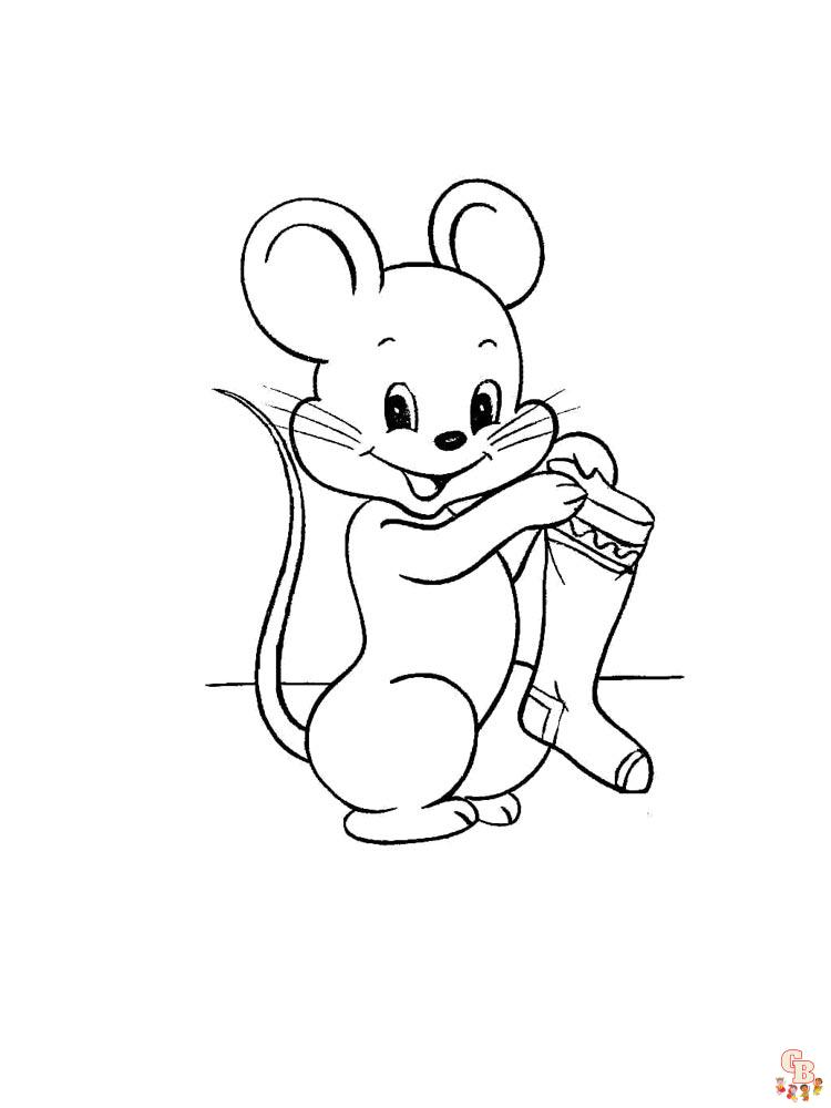 Ausmalbilder Maus 3