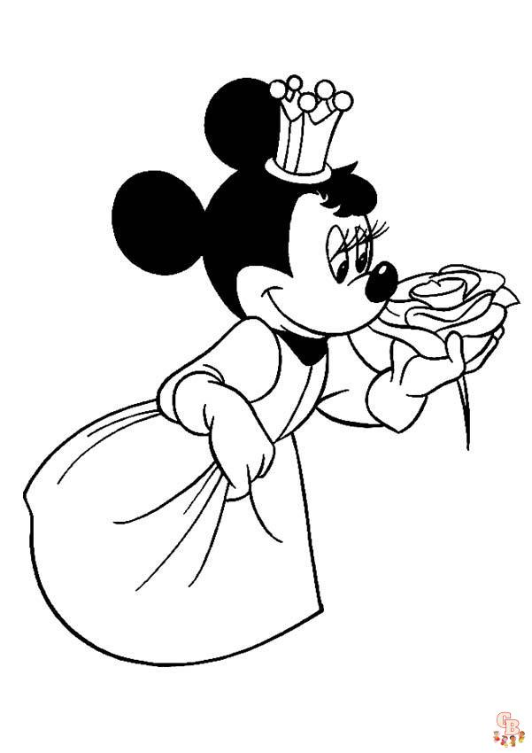 Ausmalbilder Minnie Maus22