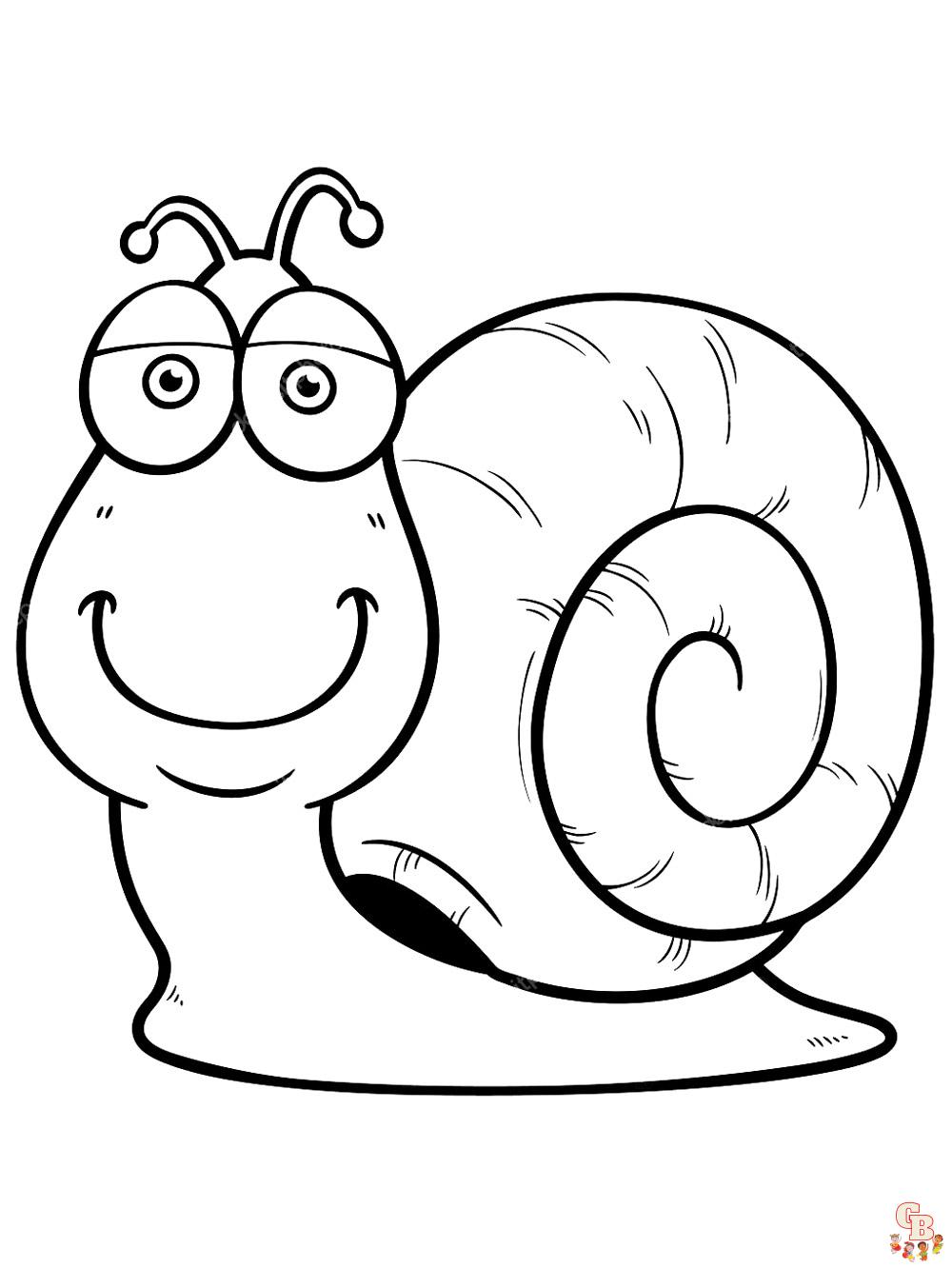 Ausmalbilder Schnecke 44