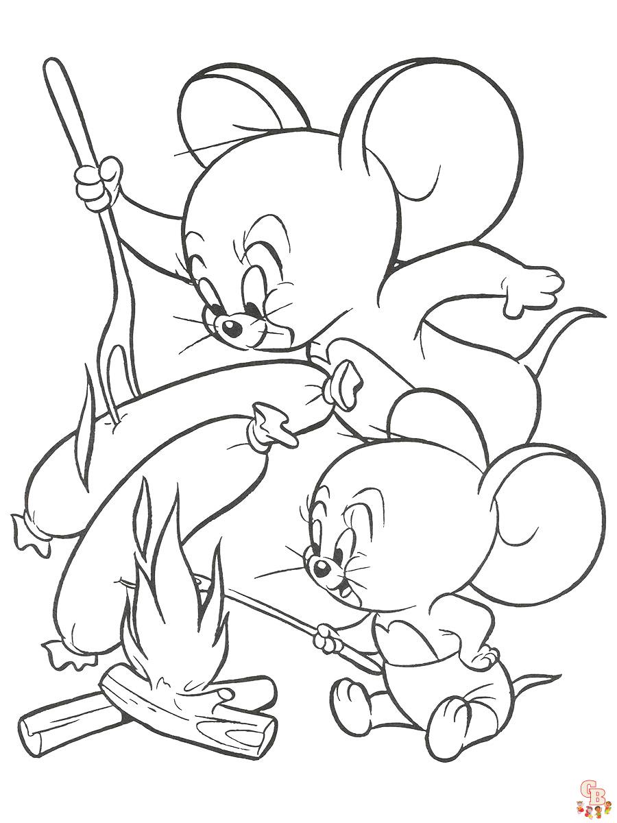 Ausmalbilder Tom und Jerry 8