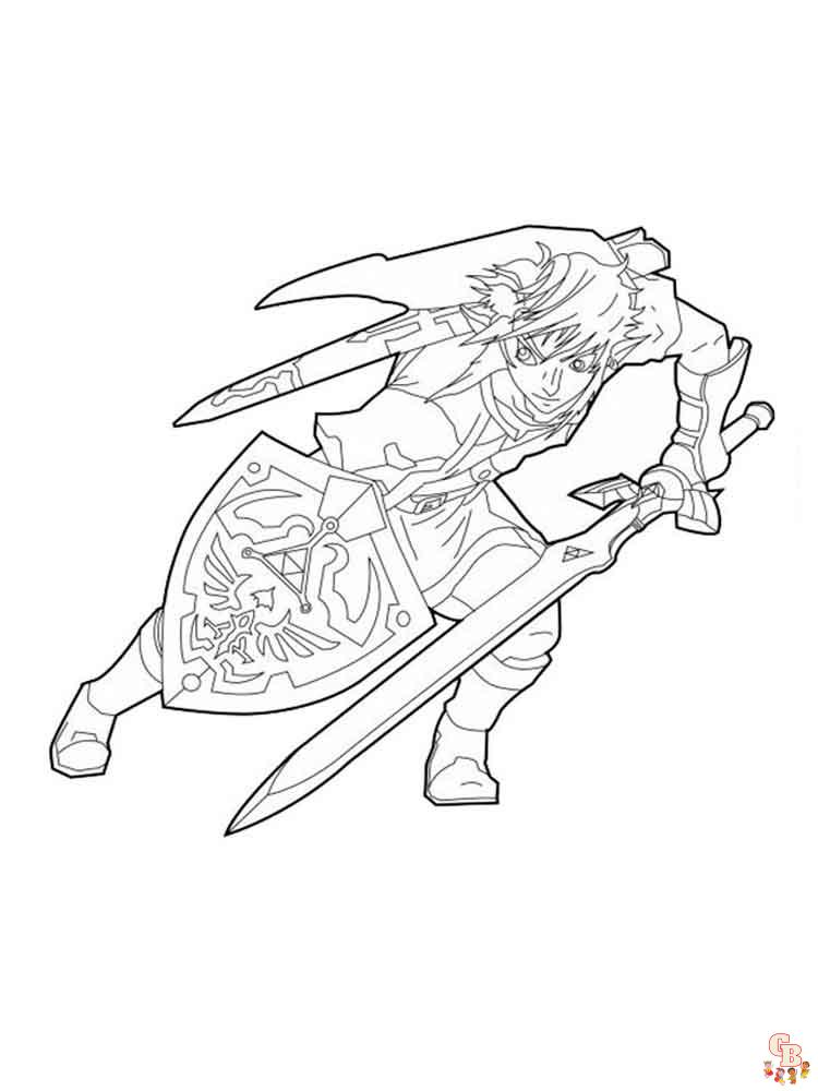 Ausmalbilder Zelda 10