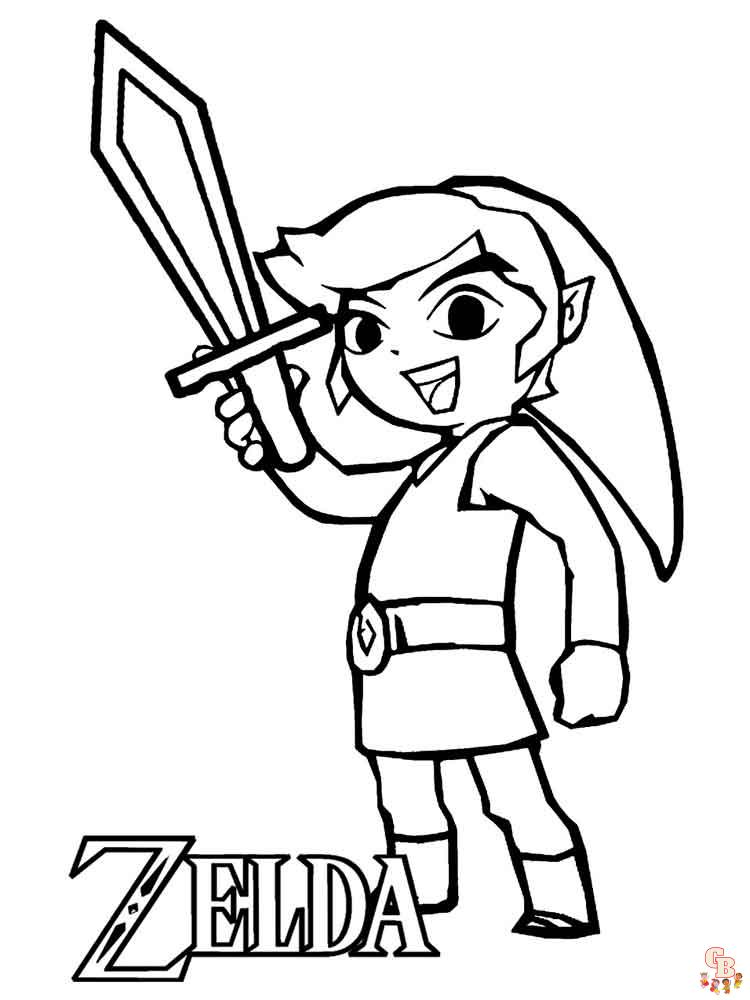 Ausmalbilder Zelda 11 Ausmalbilder Zelda 11