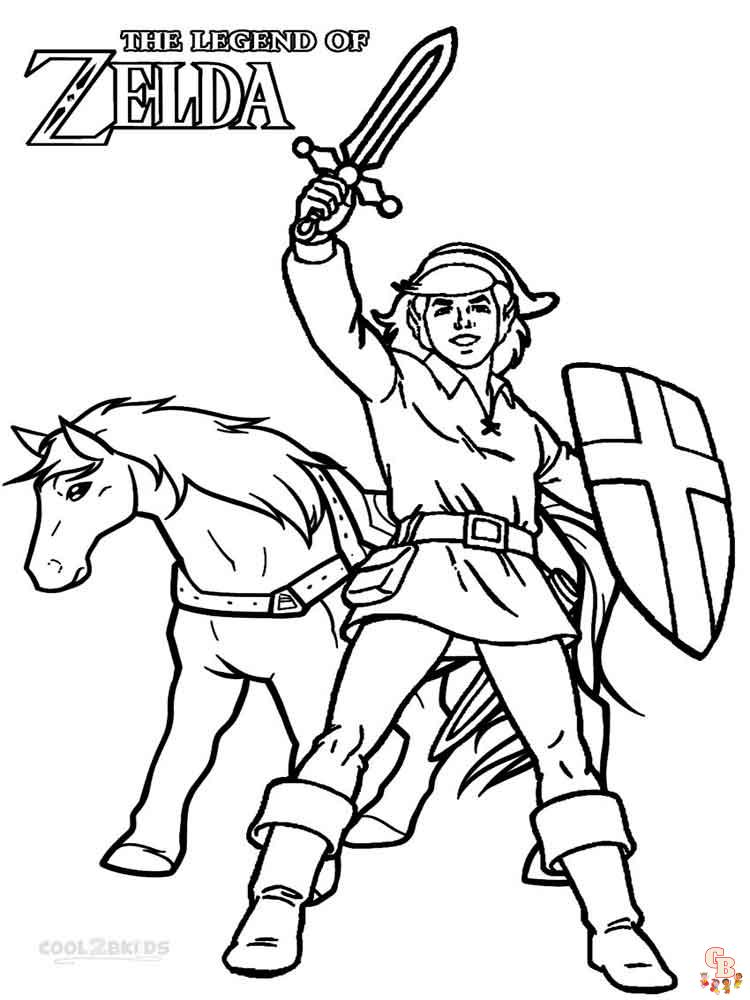 Ausmalbilder Zelda 18