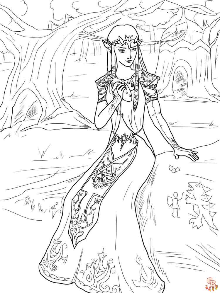 Ausmalbilder Zelda 5