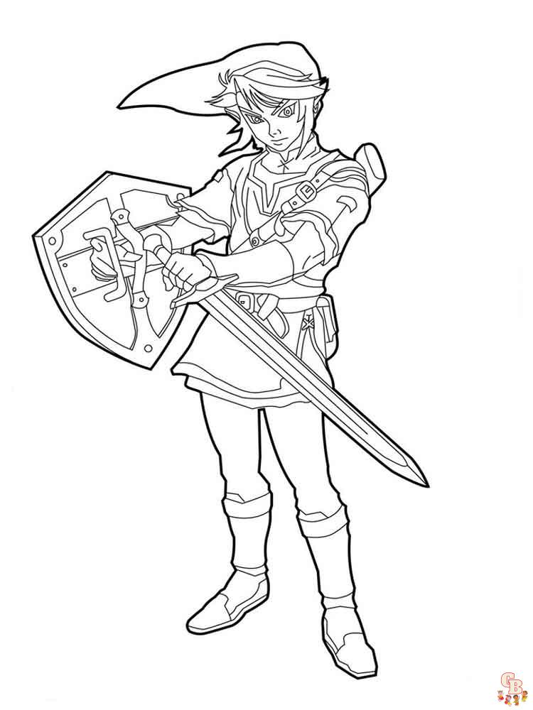 Ausmalbilder Zelda 9