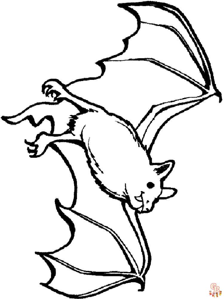 Fledermaus Ausmalbilder 10