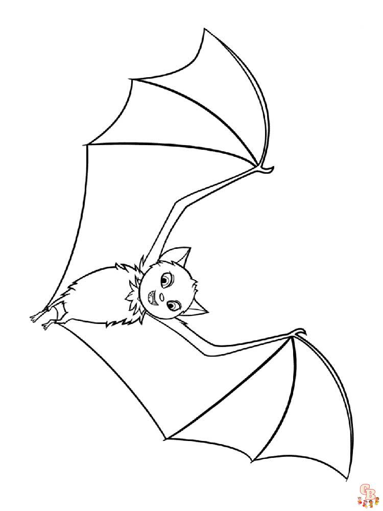 Fledermaus Ausmalbilder 11