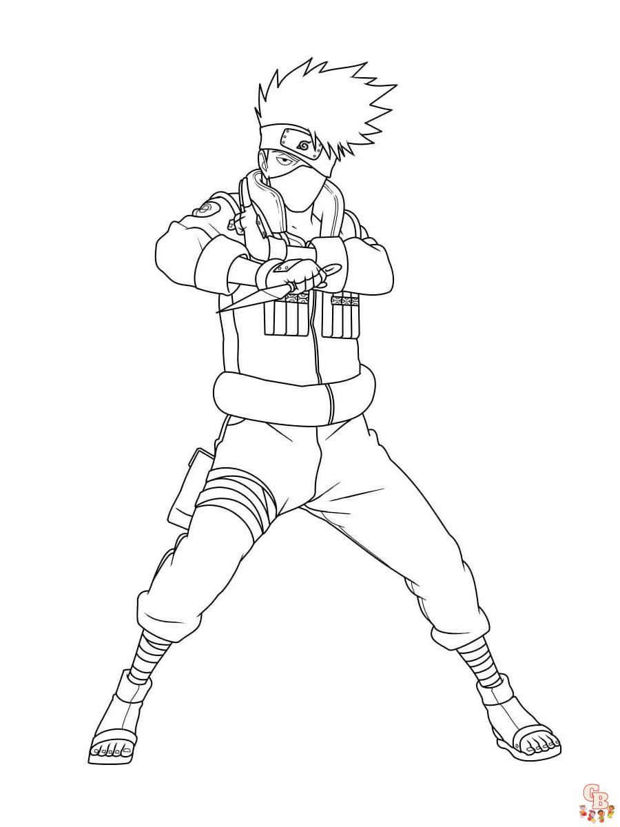 Kakashi Ausmalbilder 12