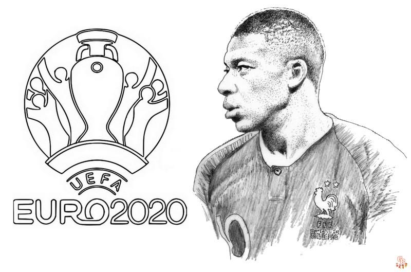 Kylian Mbappe Ausmalbilder 2