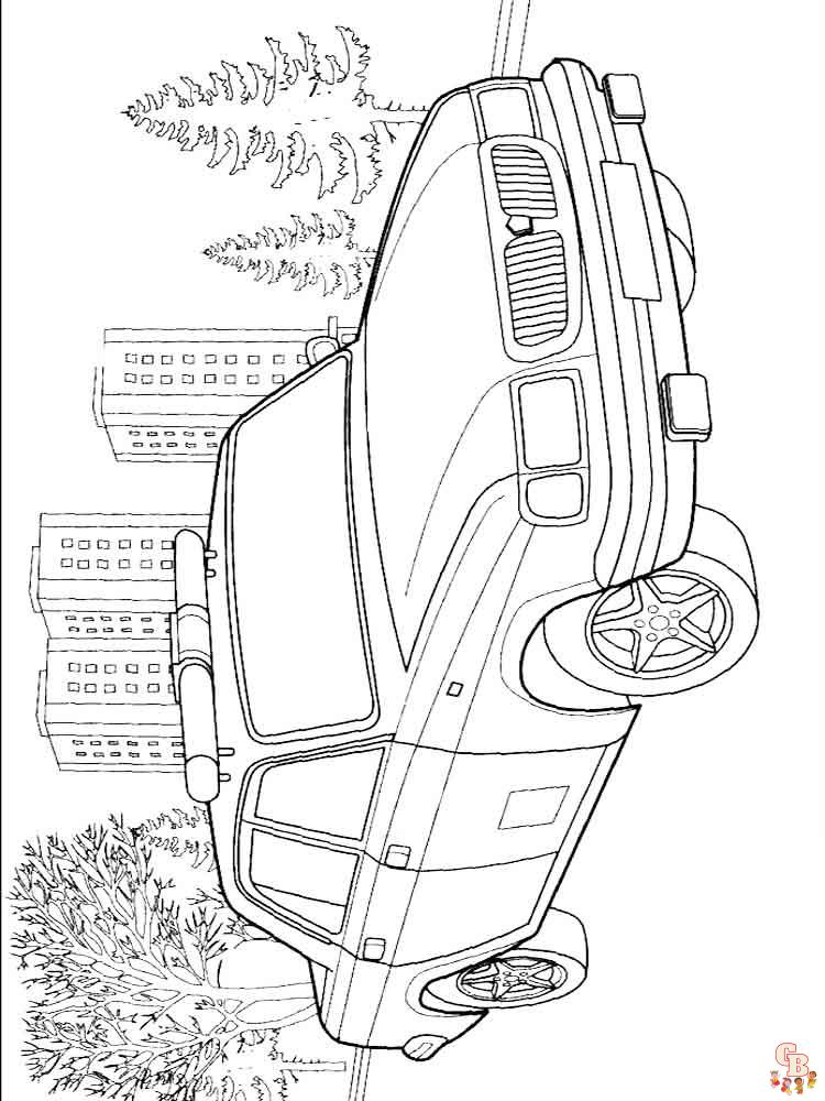 Polizeiauto Ausmalbilder 27