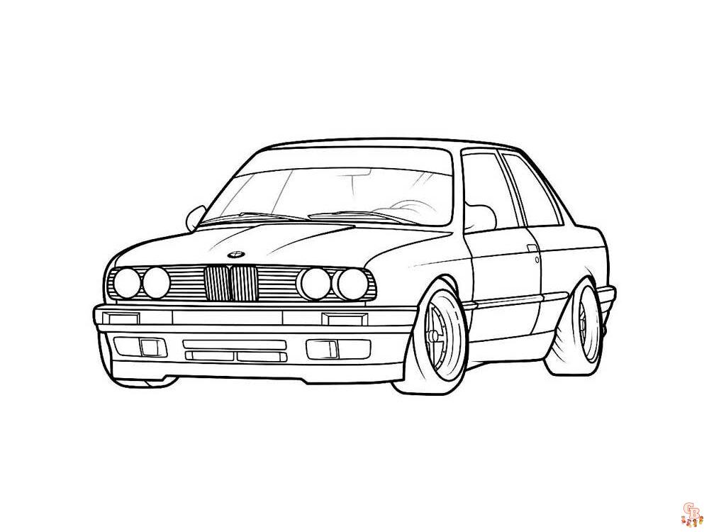 Ausmalbilder BMW 7