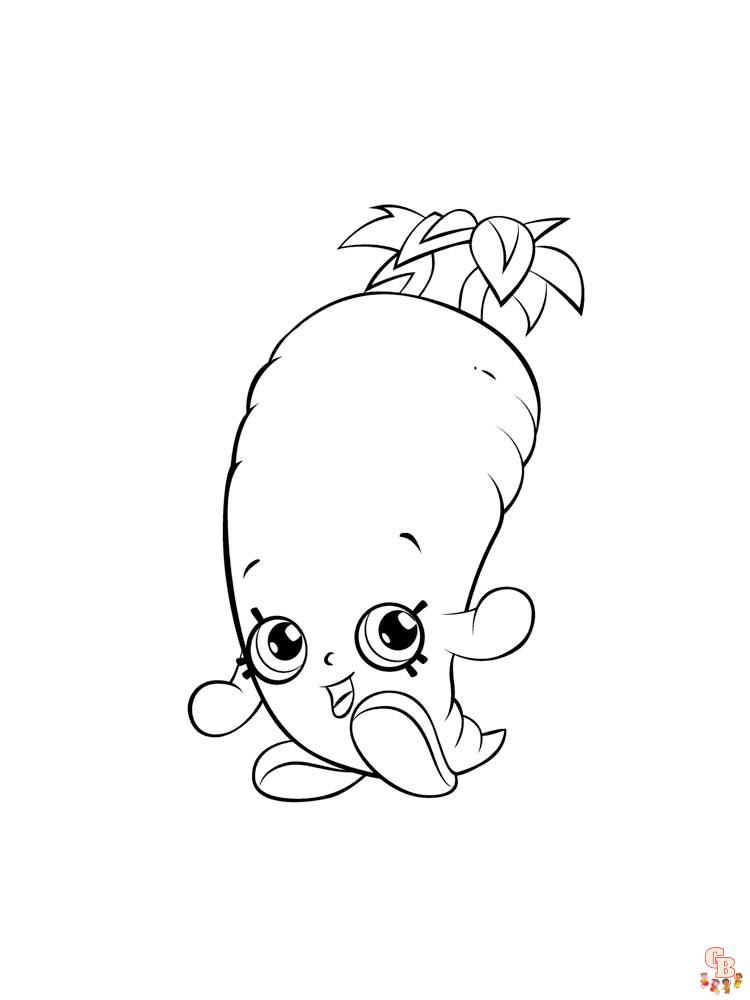 Ausmalbilder Karotte 2