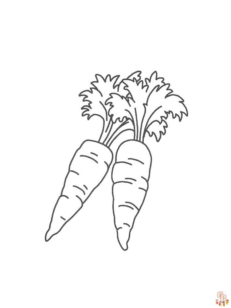 Ausmalbilder Karotte 7