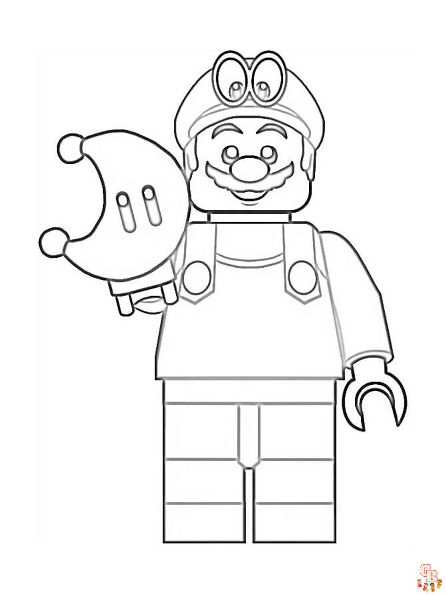 Ausmalbilder Lego Super Mario 1