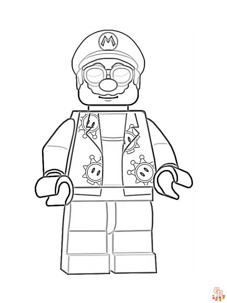 Ausmalbilder Lego Super Mario 10