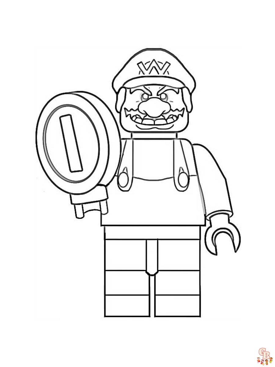 Ausmalbilder Lego Super Mario 15