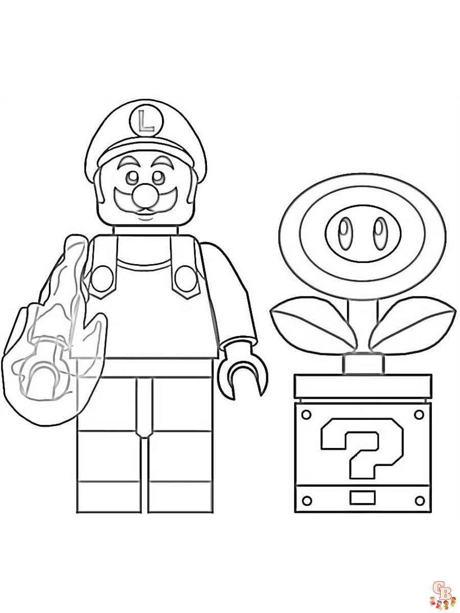 Ausmalbilder Lego Super Mario 5