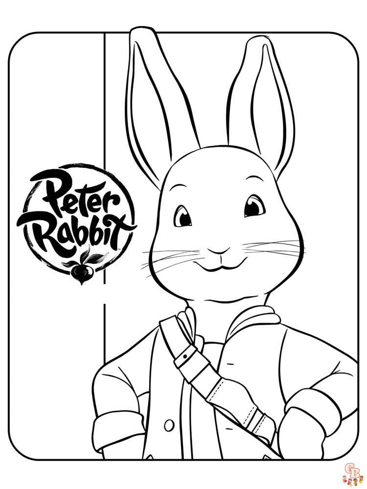 Ausmalbilder Peter Hase 2