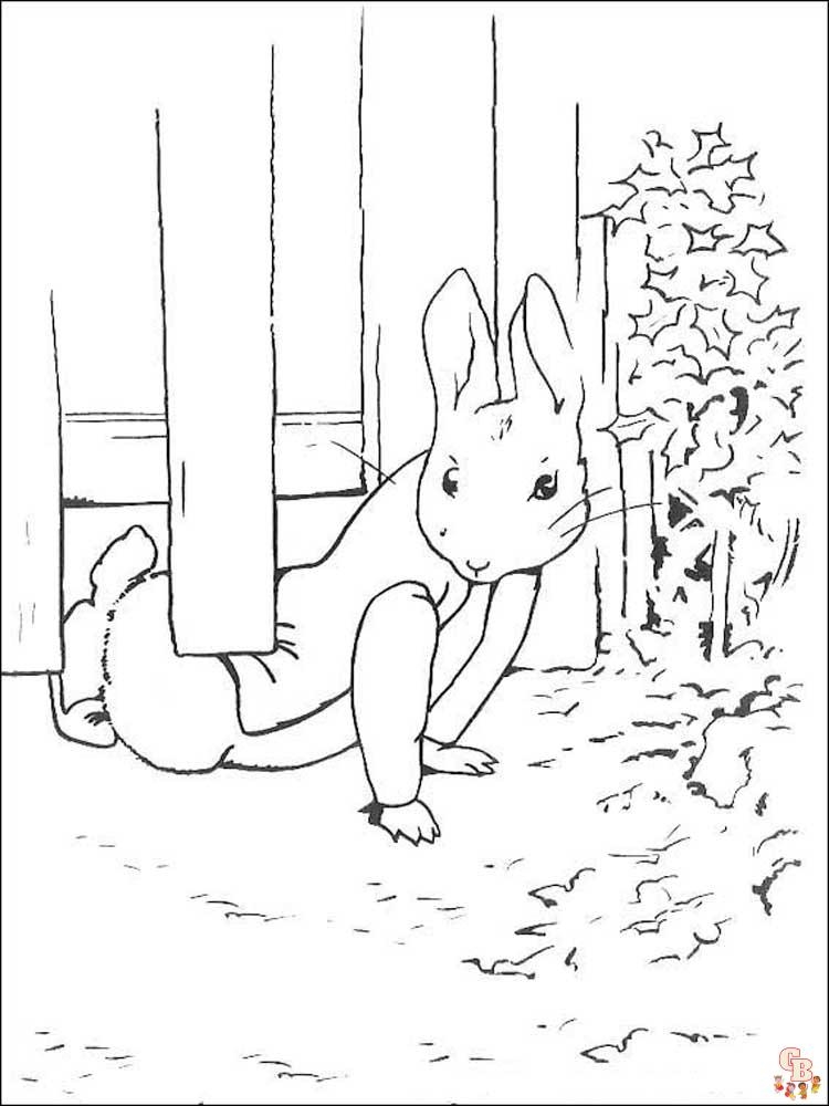 Ausmalbilder Peter Hase 8