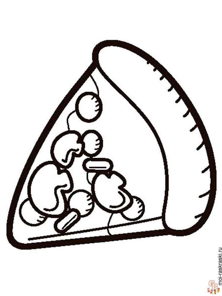 Ausmalbilder Pizza 26
