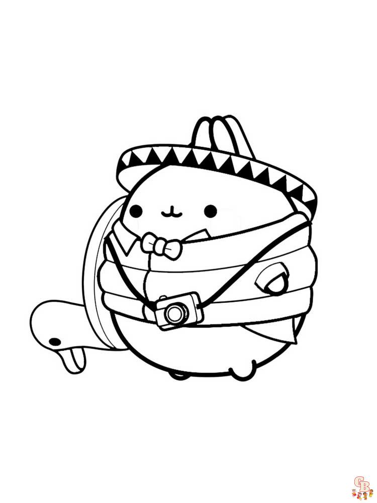 Ausmalbilder Pusheen 5