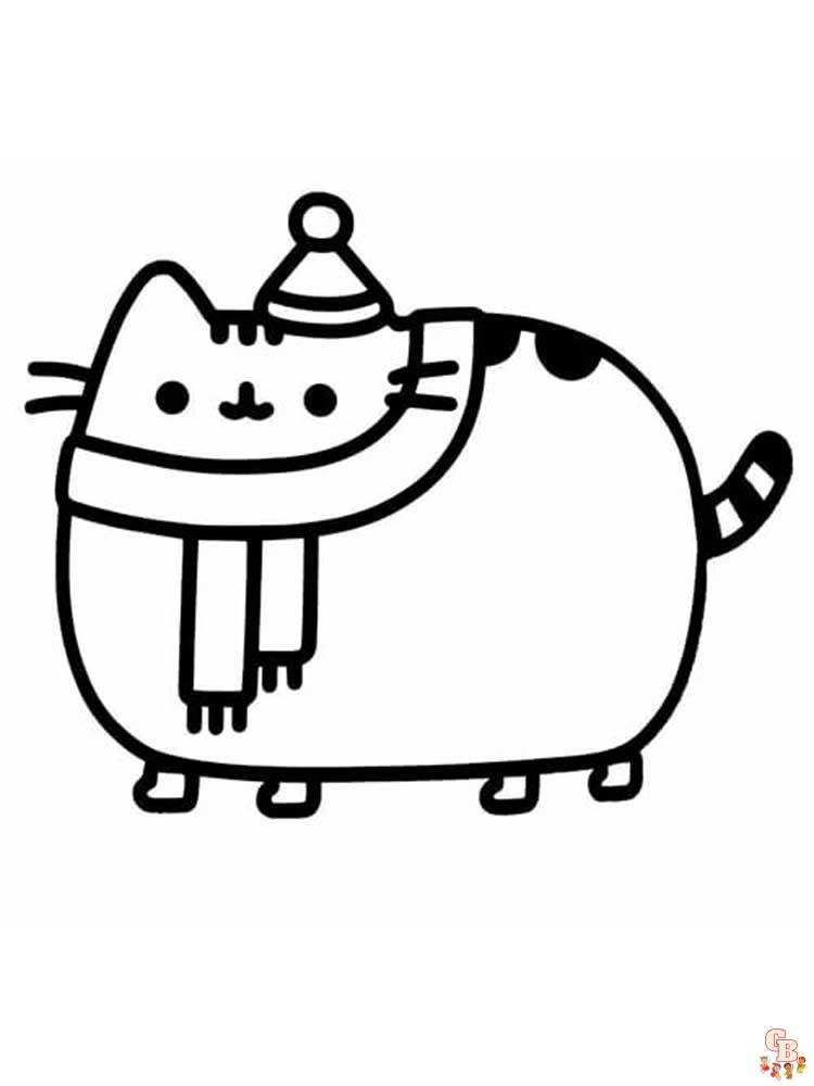 Ausmalbilder Pusheen 8