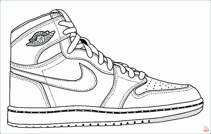Ausmalbilder Schuh 1
