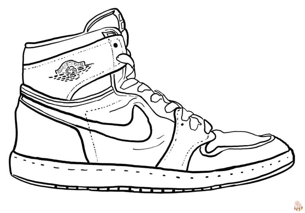Ausmalbilder Schuh 2