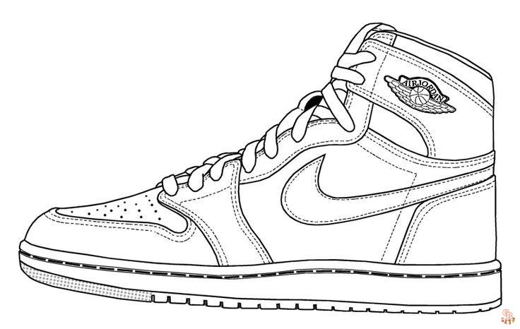 Ausmalbilder Schuh 3