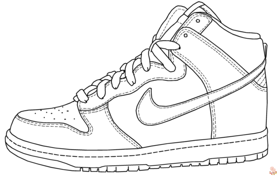 Ausmalbilder Schuh 3